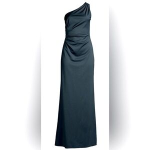 Sachin & Babi | Cece One Shoulder Gown | Navy | Women’s 12 + 14